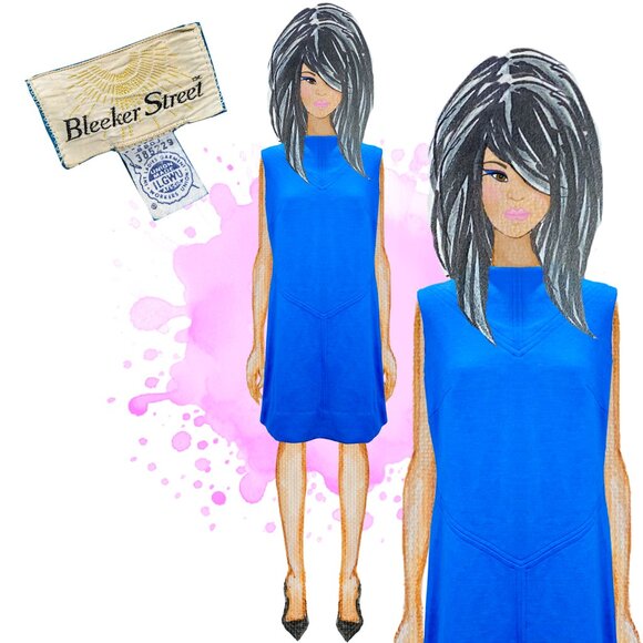 Vintage Bleeker Street A Line Shift Dress - Size 10 - Picture 6 of 6